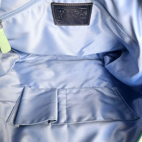 Coach Poppy 3D Op Art Glam Tote Bag - Y2K Vintage Vibe! Excellent Condition ✨ - Picture 10 of 16